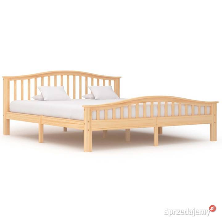 vidaXL Rama łóżka z litego drewna sosnowego 283315