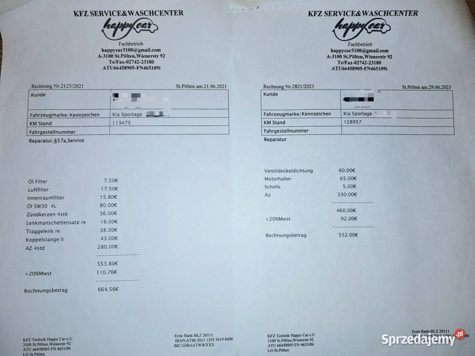 Kia Sportage 4X4 ŁADNA 20benzyna tempomat 141KM warmińsko-mazurskie