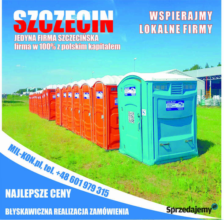 Wynajem toalet przenośnych kontenerówPHU MILKON1 Międzyzdroje