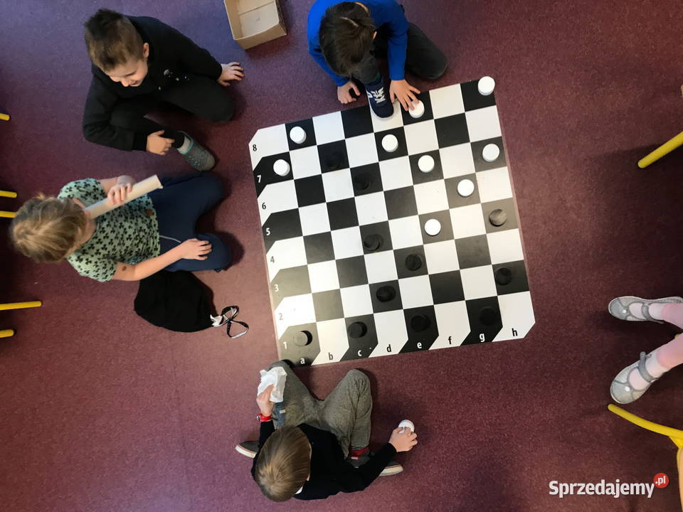 Szachownica 100x100 gry korytarzowe naklejki Kielce