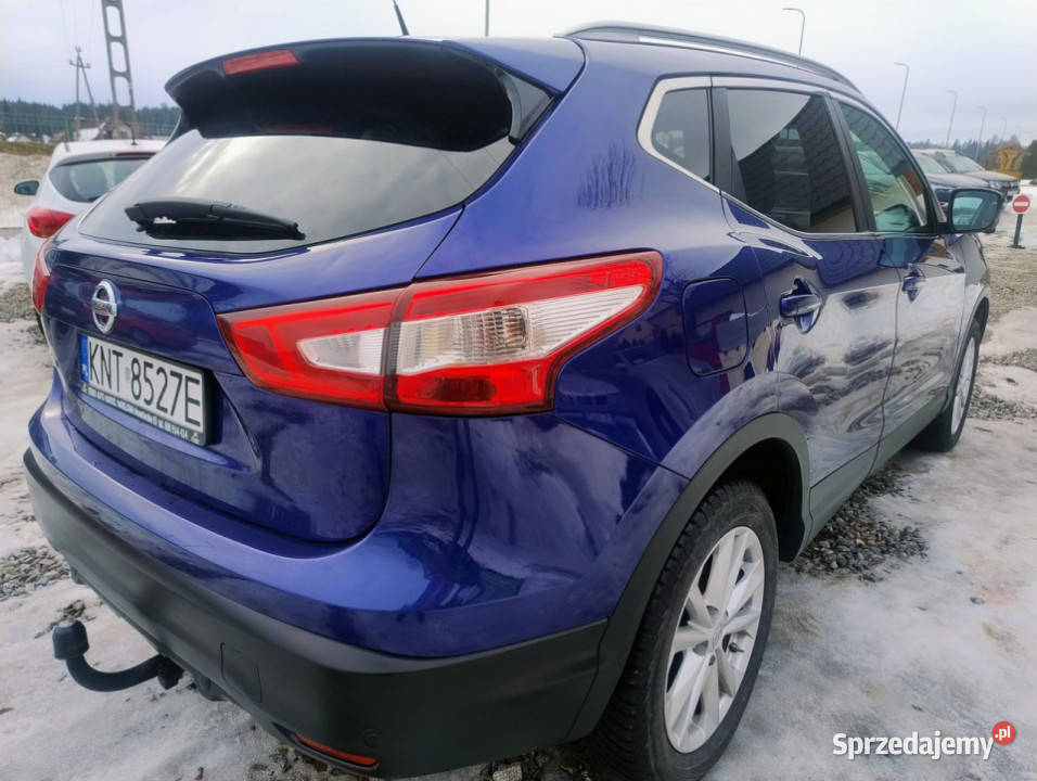 Nissan Qashqai TeknaPanoramaKamery360SkóraRadar kurtyny powietrzne Qashqai Harklowa