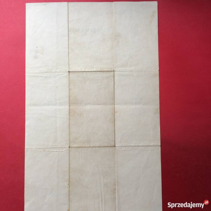 49 Dokument niemiecki Szczecin