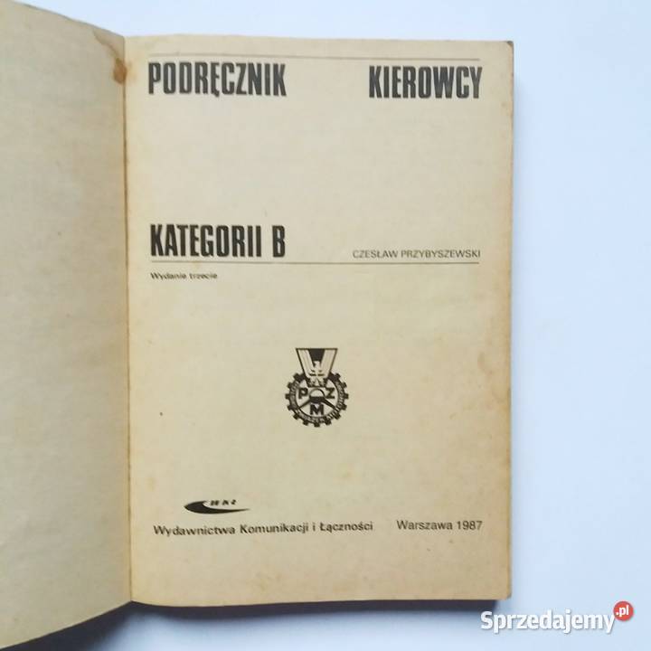 Czesław Przybyszewski Podręcznik kierowcy Łódź