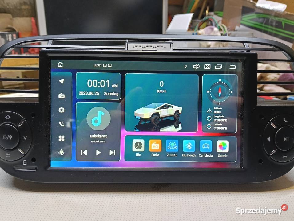 Radio Android Fiat 500 dedykowane Drążdżewo Nowe sprzedam