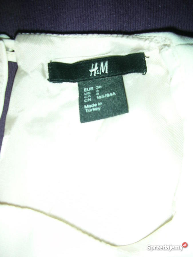 Sukienka H M pół ecru pół H&M Warszawa