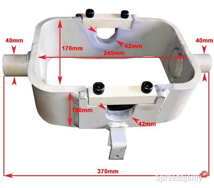 SIŁOWNIK Hydrauliczny 1320 D47 D50 Bez Zaworu