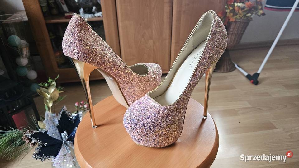 Szpilki 38 platformy wysokie nowe Szczecin