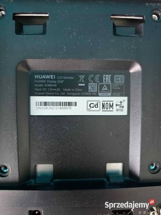 Monitor 238 FullHD Huawei AD80HW małopolskie