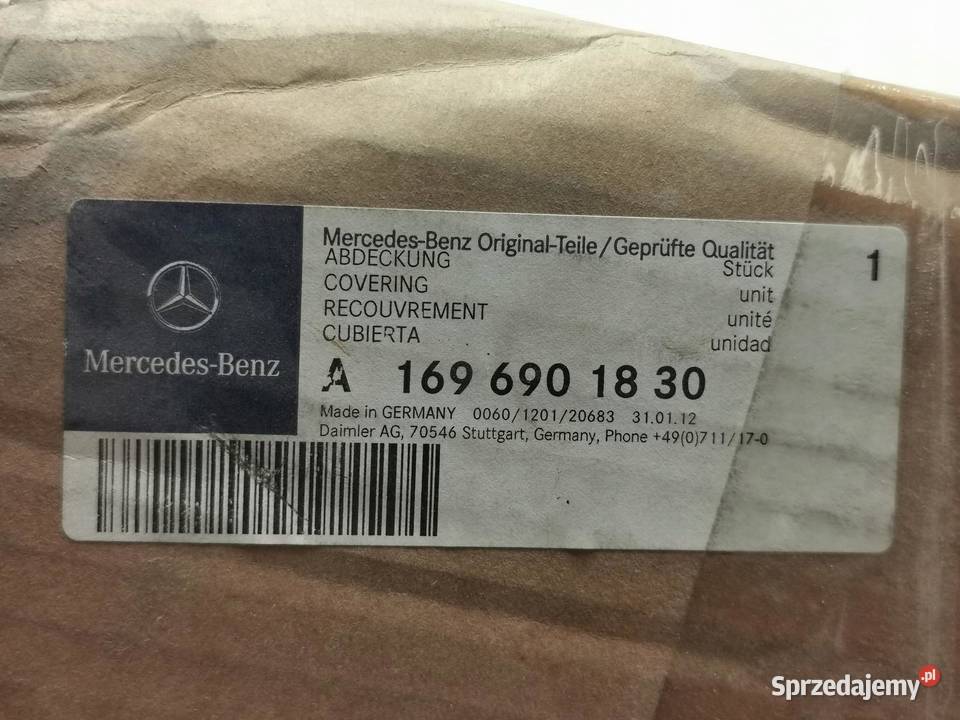 LISTWA DACHU PRAWA MERCEDES BKLASA W245 2005