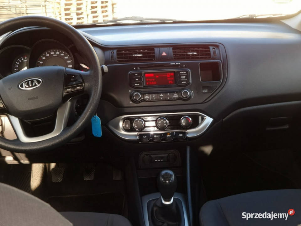Kia Rio 13 Alu Klima serwis EURO 5 III 2011 czarny Rio