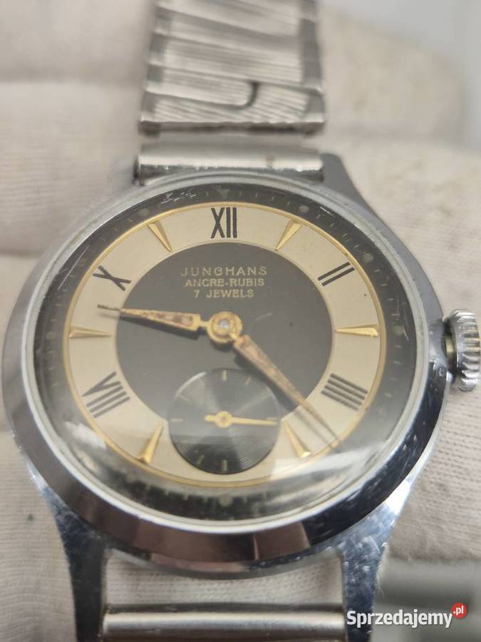Zegarek mechaniczny JUNGHANS piękna tarcza