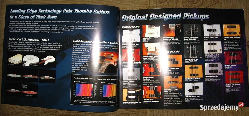 Yamaha Electric Guitars Basses Catalog 2007 Yamaha