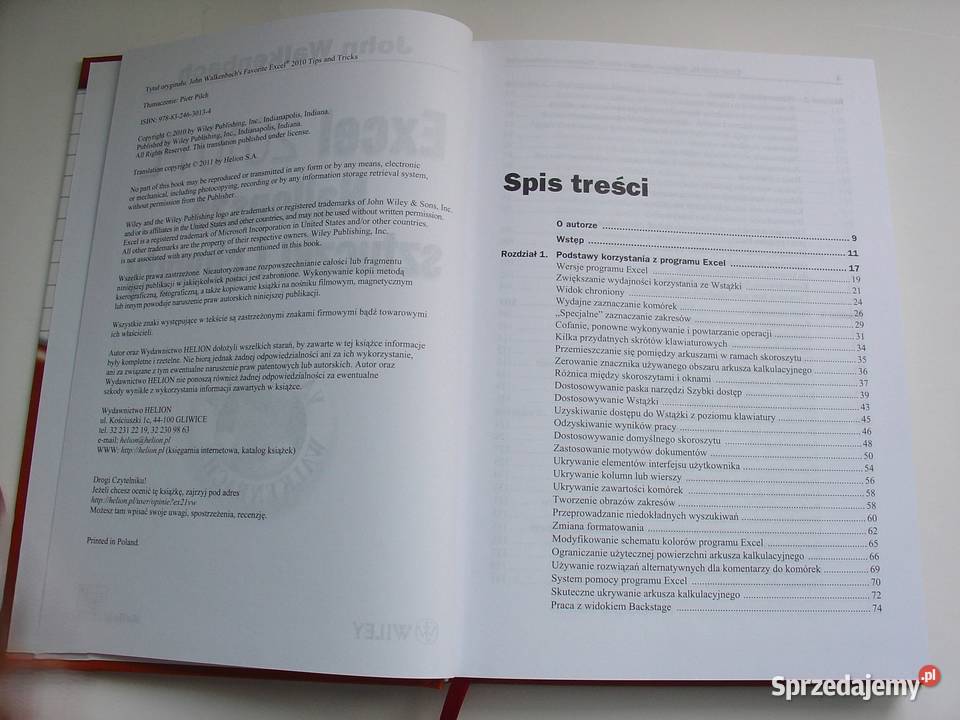 Excel 2010 Najlepsze sztuczki i chwyty John Łódź sprzedam