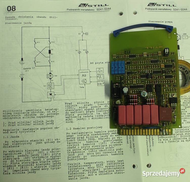 Płyta sterująca Still EFG R50 Układ elektryczny i zapłon Wilczyn