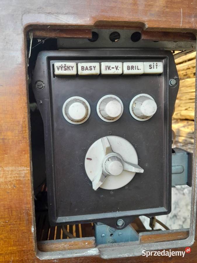 Stary telewizor lampowy TESLA zabytek retro Dąbrowa Górnicza sprzedam