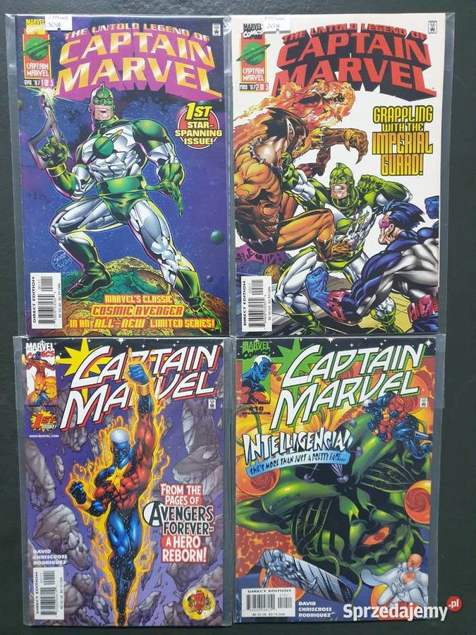Captain Marvel kolekcja 25 komiksów Marvel USA Gdynia sprzedam