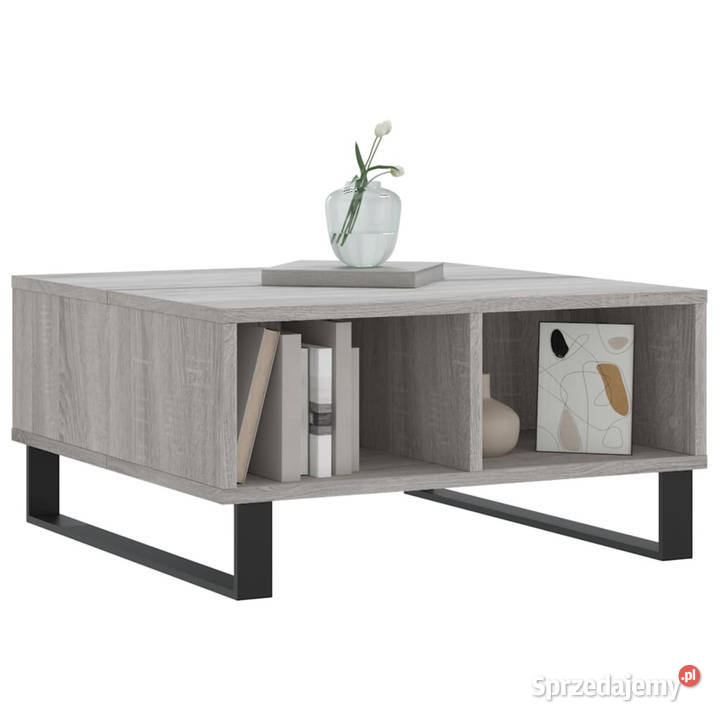 Stolik kawowy szary dąb sonoma 60x60x30 WM827050 Warszawa