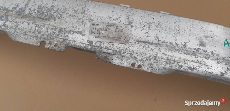 AUDI A3 8V 2016 BELKA ZDERZAKA PRZÓD WZMOCNIENIE Bieleń