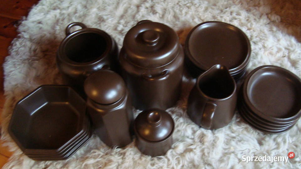 Bolesławiec piaskowy 64 elementy Zastawa stołowa Warszawa