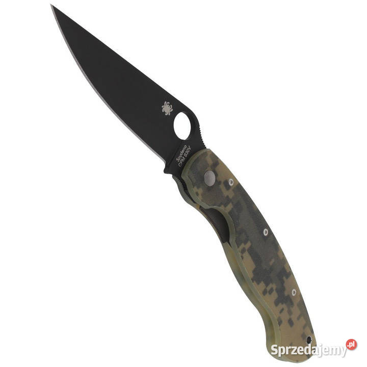 Nóż składany Spyderco Military G10 Camo Black Warszawa