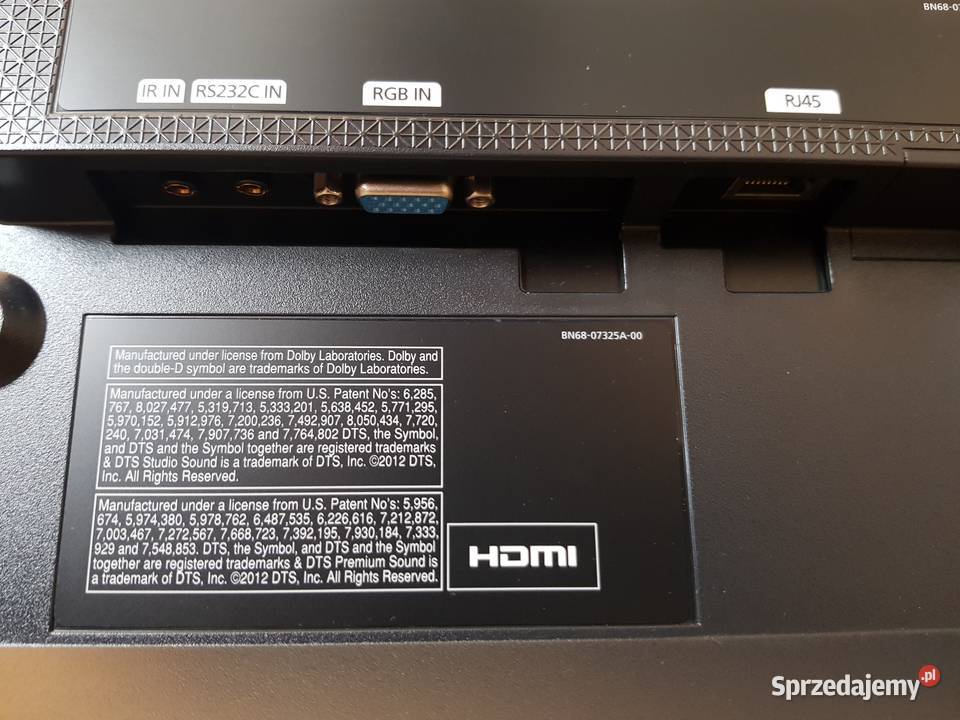 TV monitor Samsung DC40E uszkodzony Warszawa