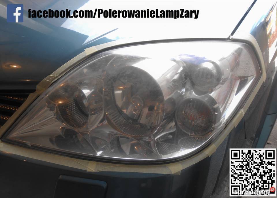Polerowanie regeneracja lamp samochodowych Żary serwis