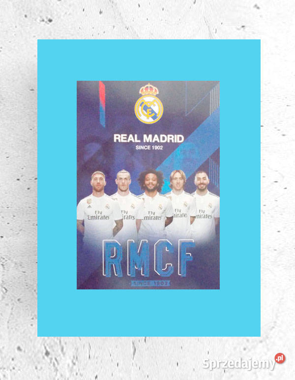 real madrid plakat A3 piłkarski plakat na ścianę świętokrzyskie
