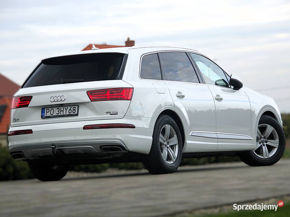 AUDI Q7 30 TDI 231 SALON POLSKA 1 WŁAŚCICIEL wielofunkcyjna kierownica Sierpc