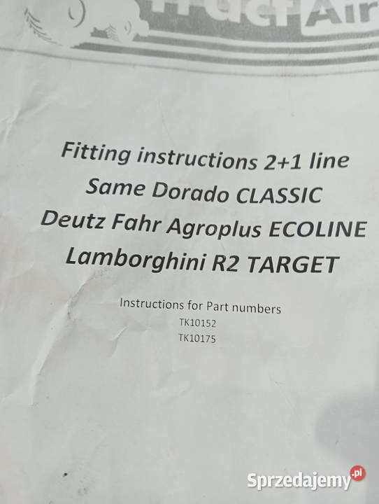 Track Air DeutzFahr Agroplus Dorado R2 Target Koszanowo sprzedam