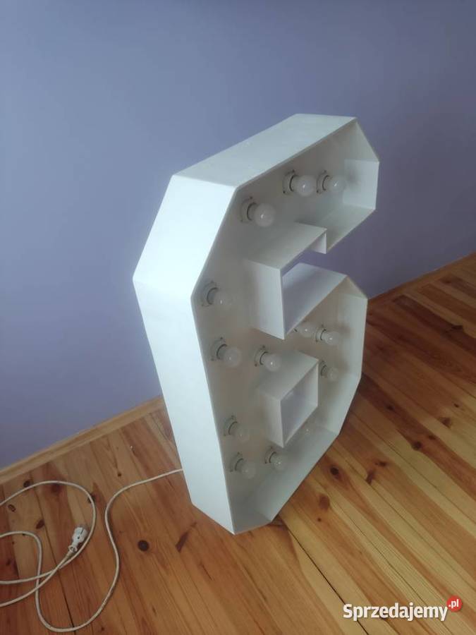 50 60 w 3Dkomplet biały Litery 3D wielkopolskie Leszno