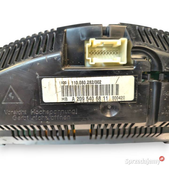LICZNIK ZEGARY A2095406811 Mercedes CLK W209 18 osobowe Chełm