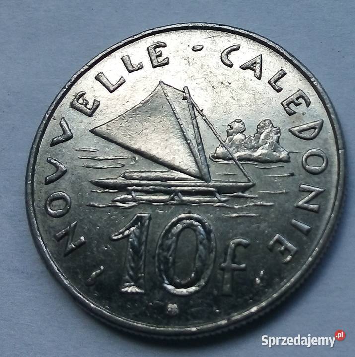 NOWA KALEDONIA10 FRANKÓW1992 r Legionowo