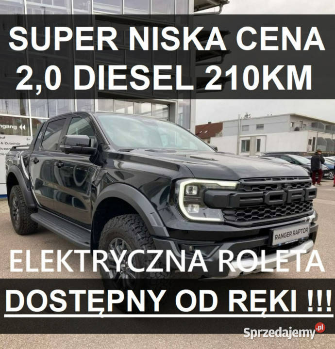 Ford Ranger Raptor Raptor 20 diesel 210 Roleta nawigacja Szczecinek