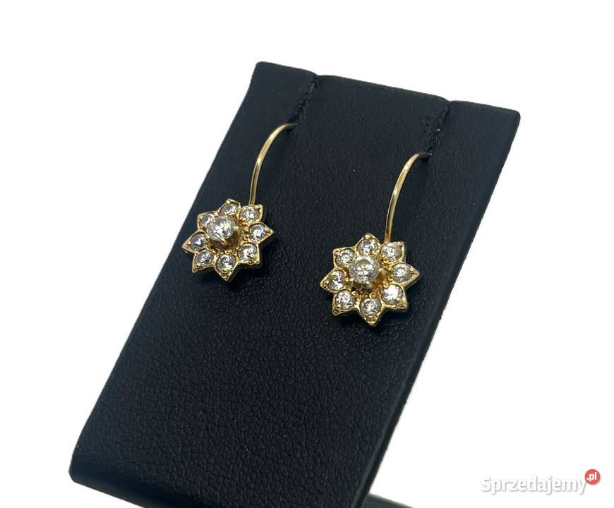 Złote Kolczyki pr 585 218g Elbląg