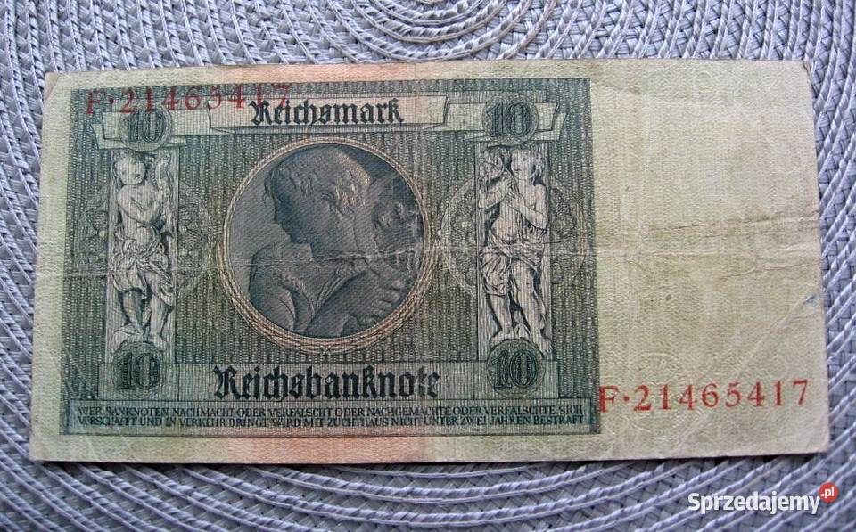 Niemcy 10 Reichsbanknot 1924r Kalisz sprzedam