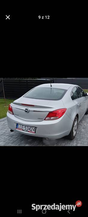 Sprzedam Opel Insignia 20 tb 2013 srebrny Łęczna