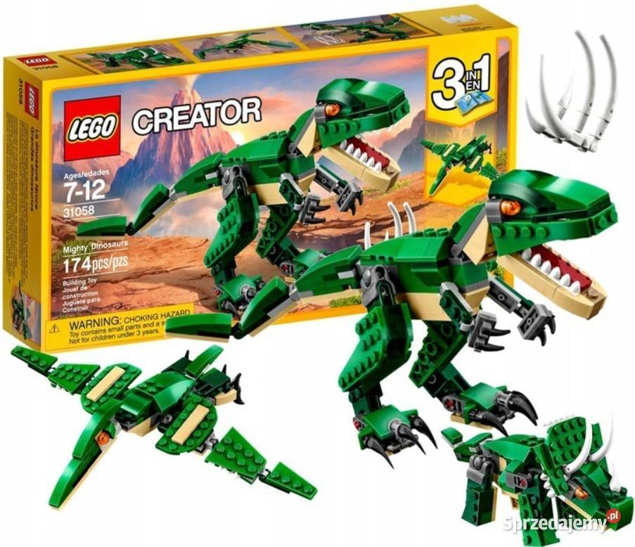 LEGO Creator 31058 Potężne dinozaury 3w1 PREZENT Lego Warszawa