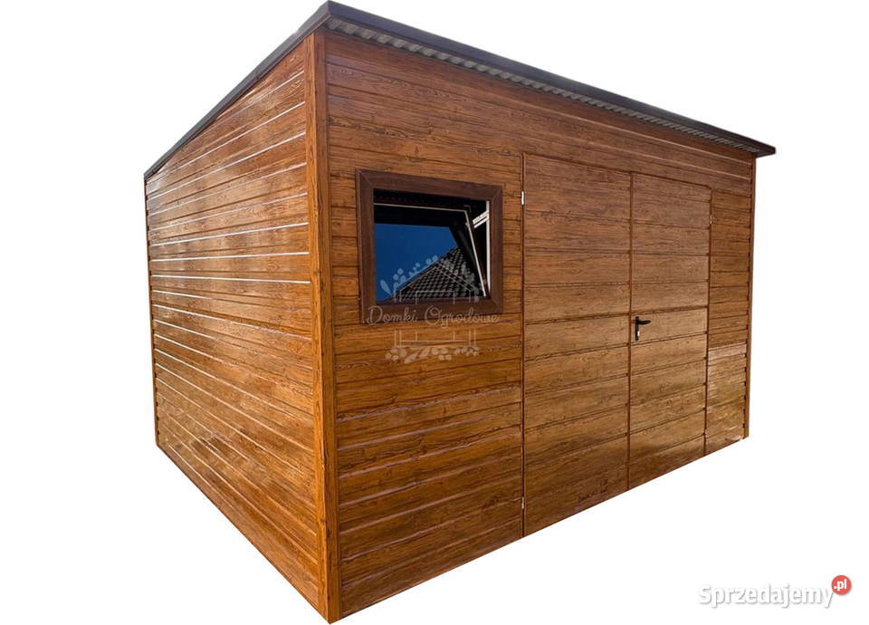 Schowek domek ogrodowy 4x25m okno drewnopodobny Radom