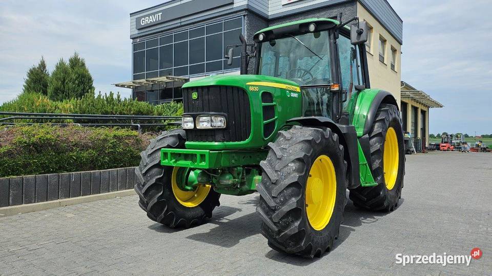 Ciągnik rolniczy John Deere 6830 lubelskie Jatutów