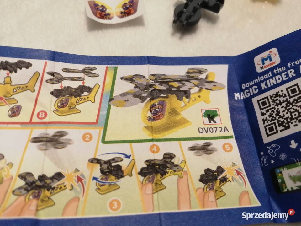 Helikopter DV072A Kinder jajko niespodzianka Czeladź