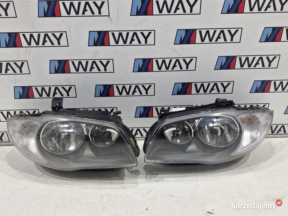 BMW E81 E87 LCI LAMPY PRAWA LEWA KOMPLET H7 TYC