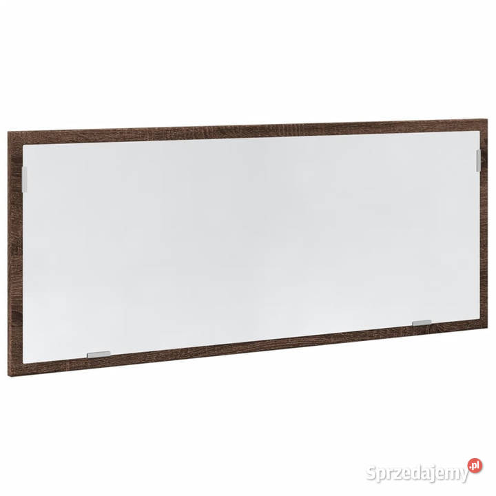 Lustro łazienkowe z LED brązowy dąb 100x85x37 Warszawa