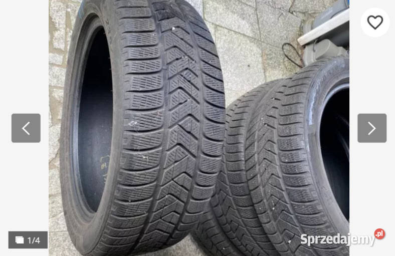 Opony zimowe pireli 235x50x19 odbiór legnica zima dolnośląskie sprzedam