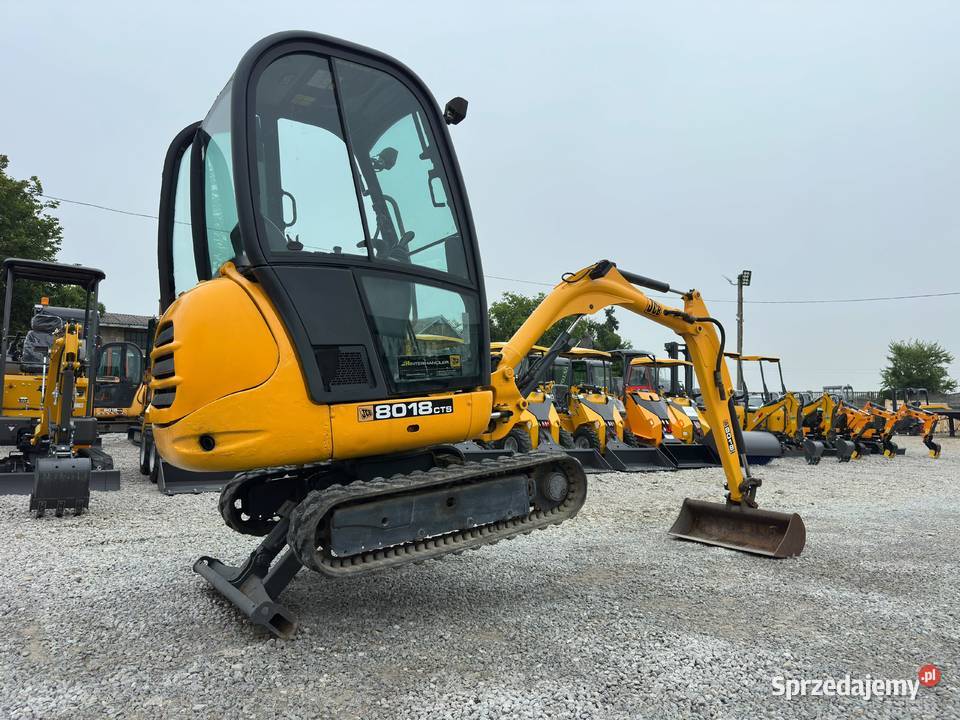 JCB 8018 CTS Mini koparka z 2009 roku 1800 łódzkie Złoczew