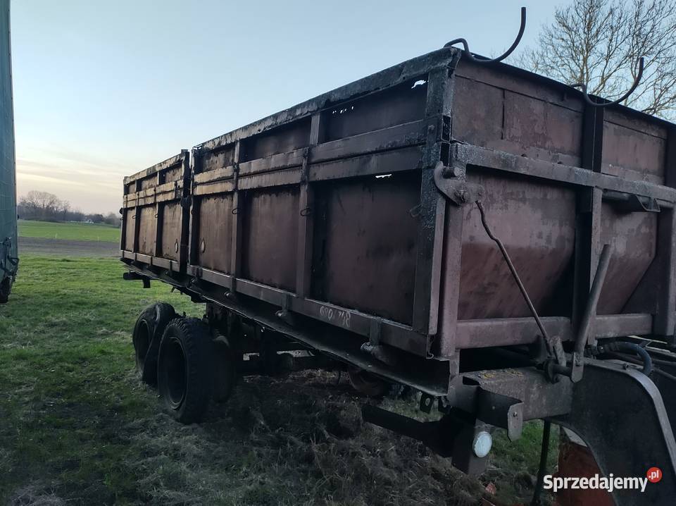 Przyczepa PTS 9 Charkowca do remontu Mrągowo