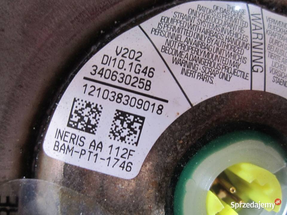 NISSAN JUKE I F15 13r AIRBAG poduszka kierowcy świętokrzyskie Kielce sprzedam