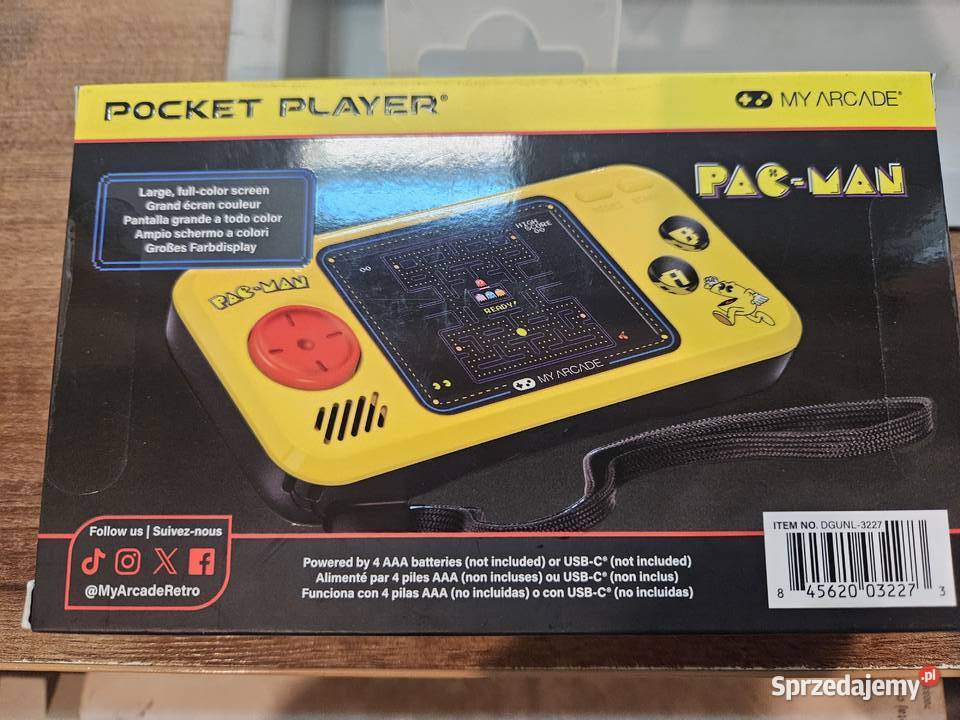 Konsola MY ARCADE Pocket Player PacMan 3in1 Katowice