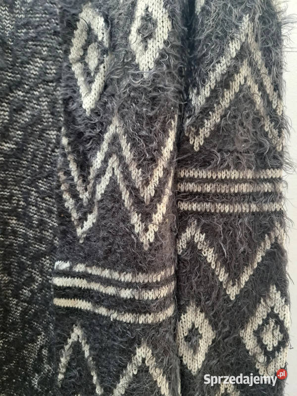 Miękki kardigan Sublevel w etniczne wzory S