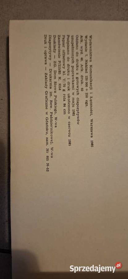 FSO 125p instrukcja napraw WKiŁ 1985 PRL Antykwariat Łęczyca