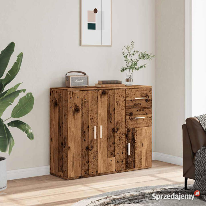 Szafka stare drewno 91x295x75 materiał